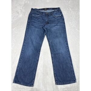 Men's Lucky Brand 361 Vintage Straight Blue Denim Jeans Size 34X30 Med Wash